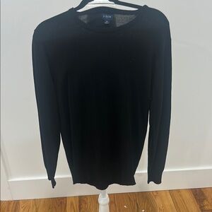 J. Crew Elegant 50% merino wool Black Pullover